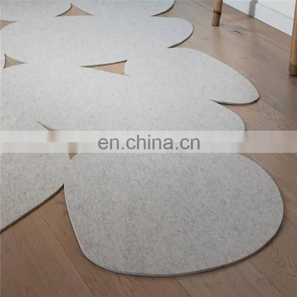 Eco Friendly Boho Cut Out Modern Design Contemporary Bedroom Rug photo-7