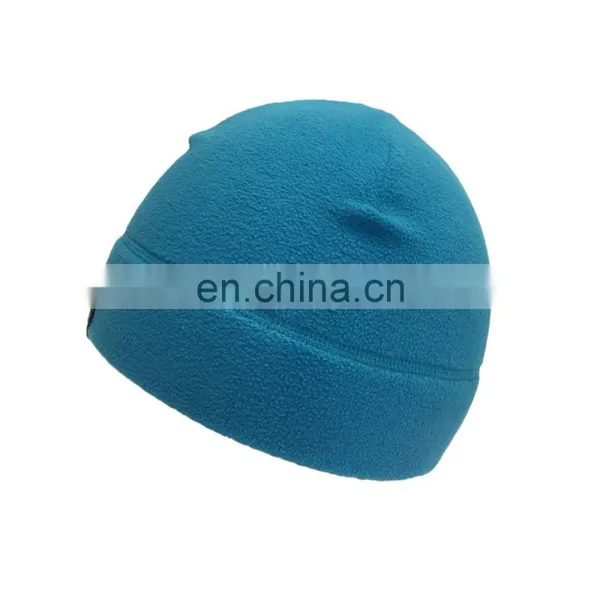 Cheap Price Unisex Embroidery Print Logo Winter Polar Fleece Beanie Cap