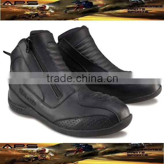 Motorcycle Racing Boots Racing Shoes Waterproof Leather Boots