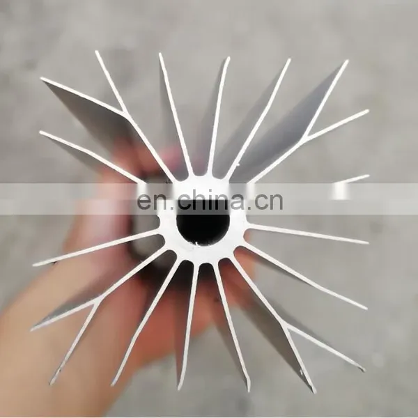 Toshine CA And CE Sunflower Heat Sink Aluminium Profile Structure For Led Light photo-3