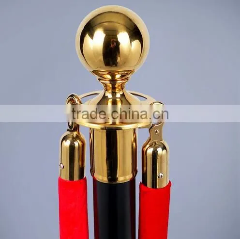 Black-Golden Barriers Stand-Queue Barriers-Outdoor Barrier-vip Crowdcontrol Stanchions photo-4