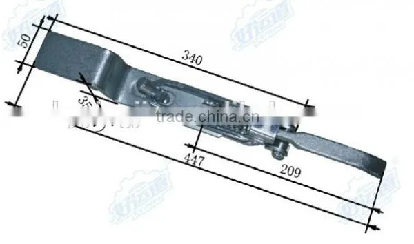 08134 Wing Opening Truck Steel Spring Toggle Latches photo-3