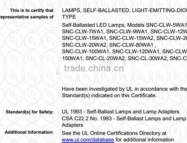 Factory Price UL CUL Certified E39 Led Corn Light 100W 5 Years Warranty photo-6