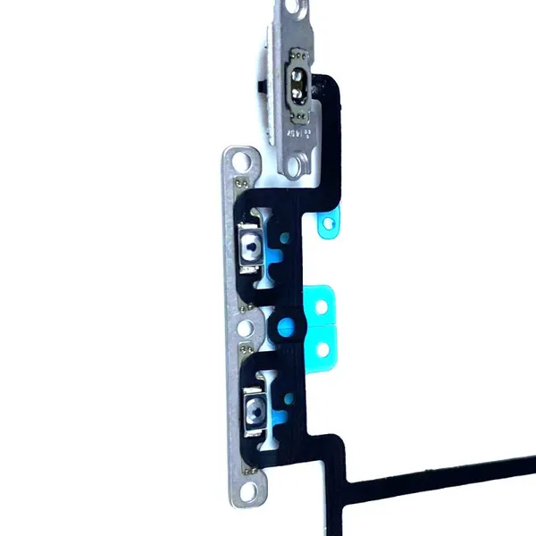 Flex Volume For IPhone X Mute & Volume Button Switch Key With Metal Parts Charging Flex Cell Phone Parts photo-3