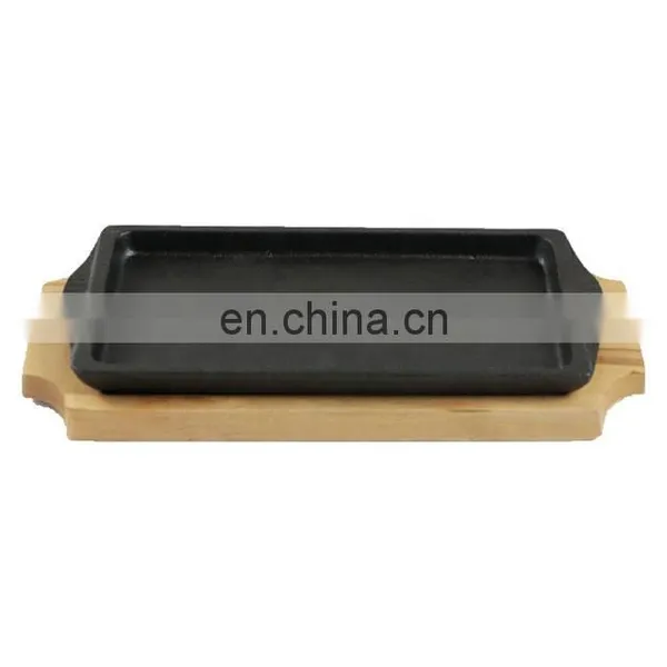Cast Iron Frying Pan Rectangle Grill Pan photo-4