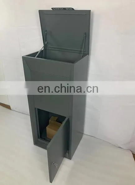 Wholesale Custom Outdoor Steel Metal Parcel Post Letter Mail Drop Delivery Box photo-3