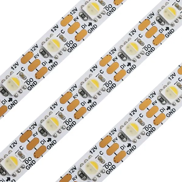 Newest 12V LC8816E Addressable RGBW SK6812 60LEDs/m 120LEDs/m LC8816E Digital Pixel WS2812b RGBW LED Strip photo-4