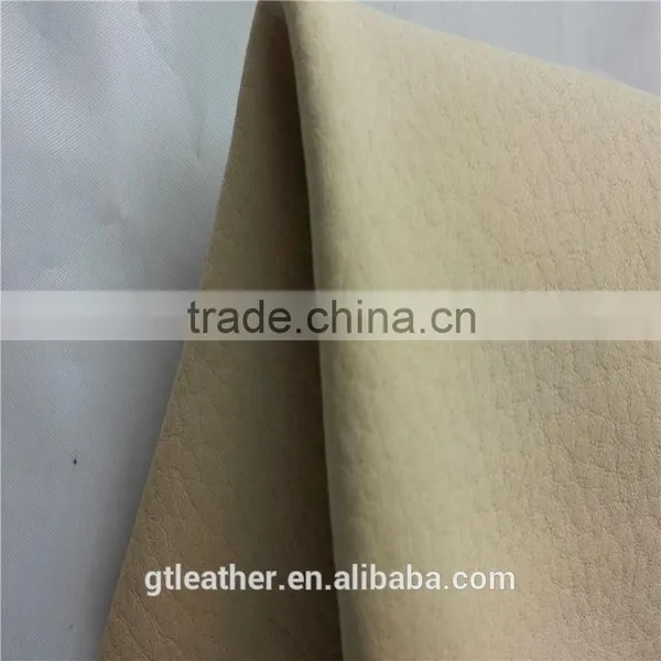 Barton Print Pu Coating Cow Split Leather for Sofa photo-4