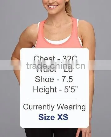 2015 China Manufacturer Customized Women Stertch Mesh Tank Top photo-6