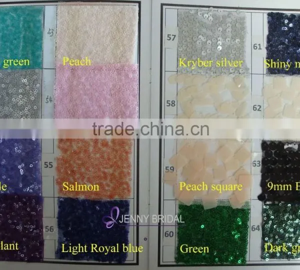 Jenny Bridal Wedding Sequin Tablecloths Wholesale Sequin Fabric Quality Choice photo-4
