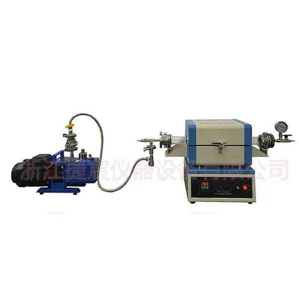 OTF-1200X-S Micro Opening Single Temperature Zone Tube Furnace 1200 ° C photo-4
