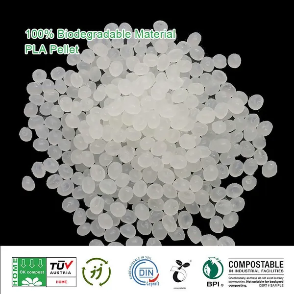 Biodegradable Plastic Materials Poly Lactic Acid PLA Pellets photo-4