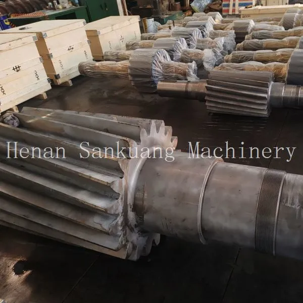 Числово-управляемая (CNC) обработка прямого шлицевого вала из стали 40Cr (4140) для трансмиссионного коробки передач