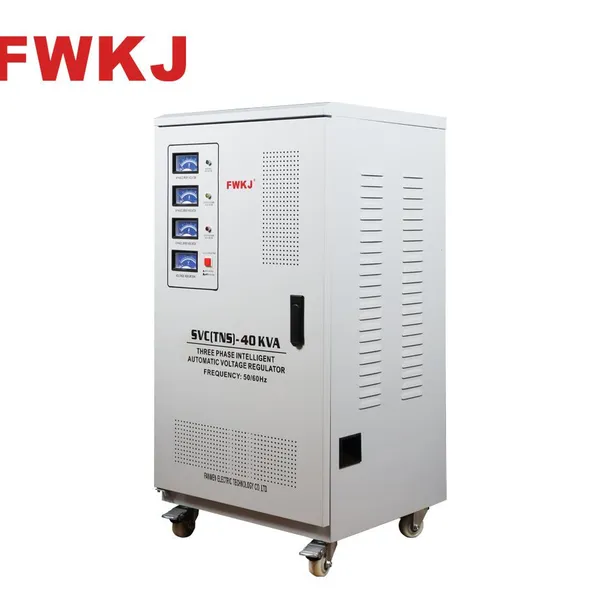 Three Phase 380V 40KVA Voltage Stabilizer With Analog Pointer Display and Automatic Adjustment photo-3