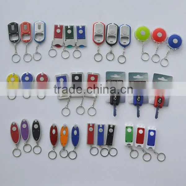 Top Quality Promotion Custom Plastic Keychain,Cheap Custom Keychain,led Keychain Flashlight