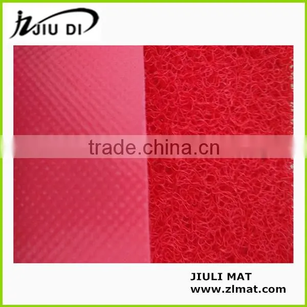 Anti-slip Waterproof Anti-dust Durable Red Pvc Coil Door Mat photo-4