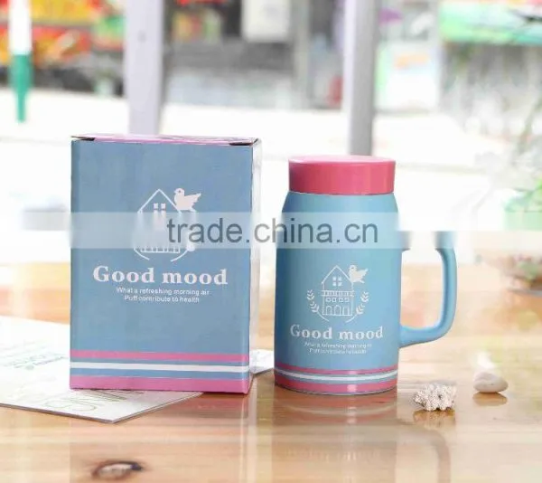 "Pinsun"ceramic Mug With Lid photo-6