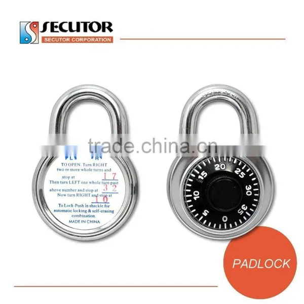 Round Swivel Plate Style Combination Password Padlock photo-2