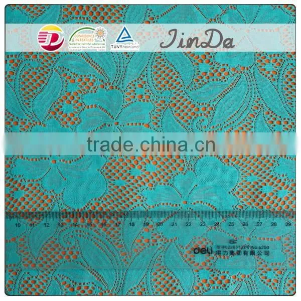 Factory Made Wholesale Green Lace Fabric With Best Price photo-2