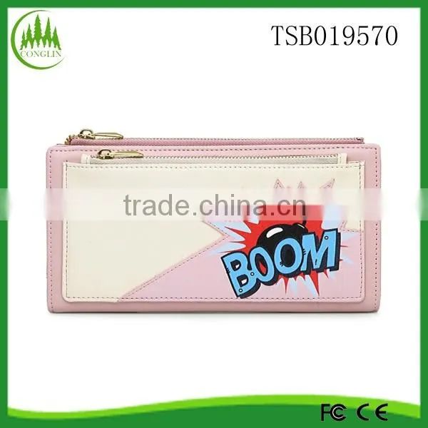 New Product Best Sellling Yiwu Promotional China Pink Purse Fashion Ladies Purse