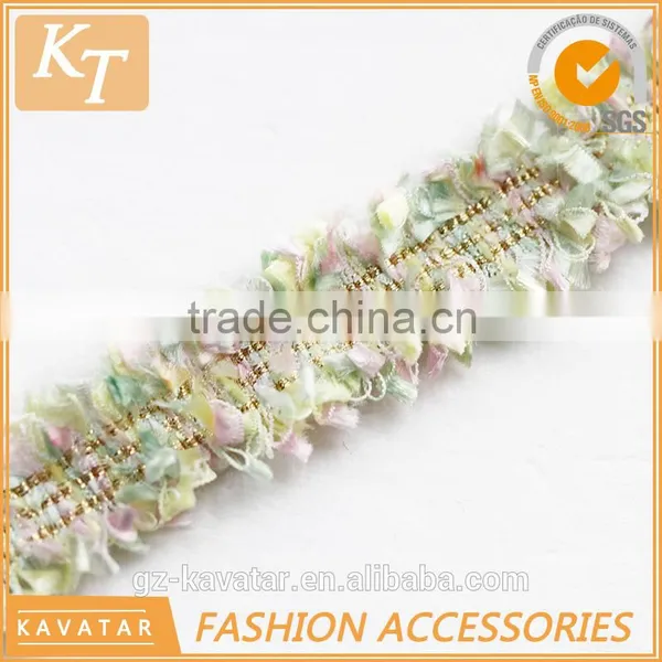 Decorative Pink Lace Trim With 2cm Width photo-4