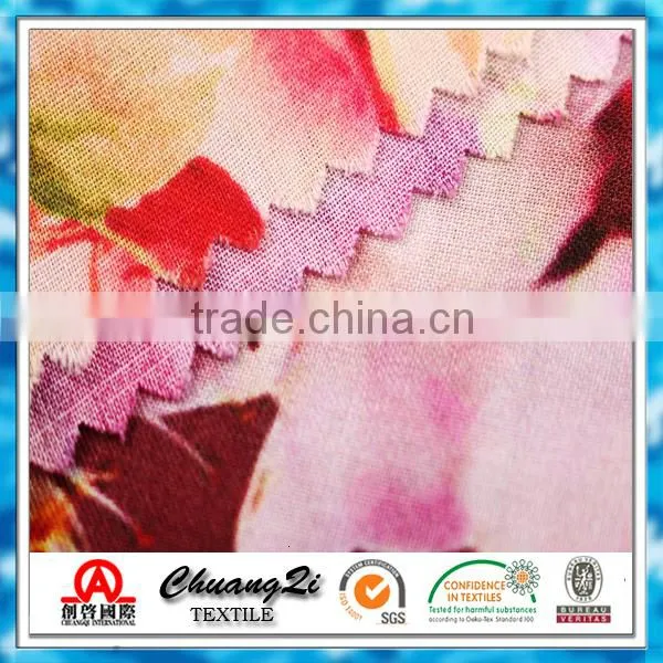 Letter&flower Rayon Aberrant Woven Printing Fabric for Wholesale Quality Choice photo-3