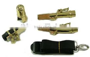 Beginner Use China Made Cheap Straight Soprano Saxophone, Gold Lacquer With Case photo-5