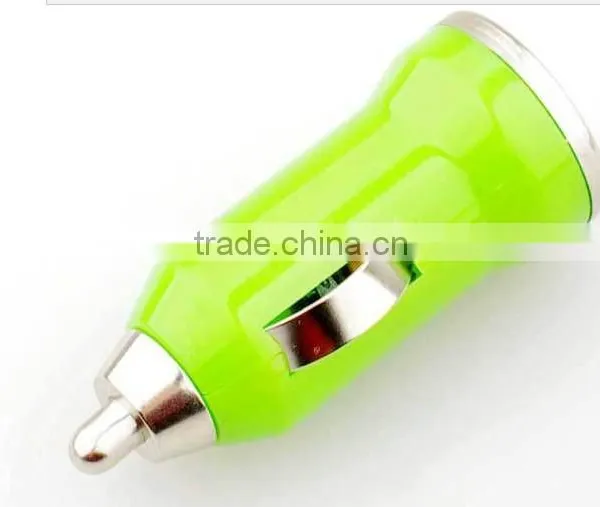 Latest Hot Sale Colorful Usb Car Charger for Mobile Phone for Iphone/ipod