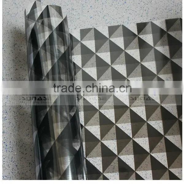 Decorative Gradation Black Prism Self Adhesive Glass PET Film photo-2