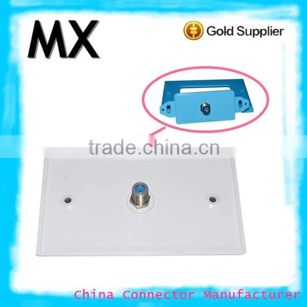 F Connector Electrical Socket Waterproof Socket Connector Panel Mount