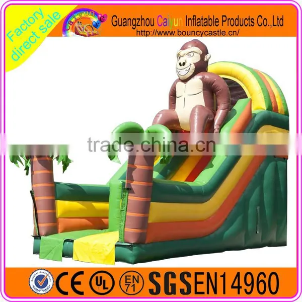 Monkey Inflatable Dry Slide for Sales photo-4