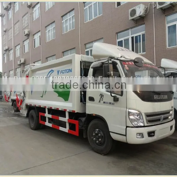 Foton refuse compactor truck for sale