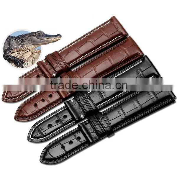 Customized Alligator Leather Watch Band 18*16|19*18|20*18|22*20mm Alligator Leather Watch Strap photo-3