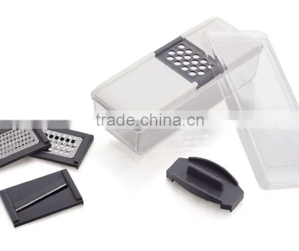 Plastic Box Grater With Cover and Storage Space for Vegetable Shred photo-2