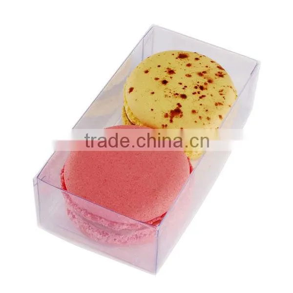 Customized Logo Macarons Box Clear Eco-friendly Packaging Box photo-2