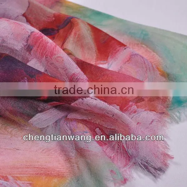 2013 Digital Print Wool Scarf, New Scarf 2013 photo-5