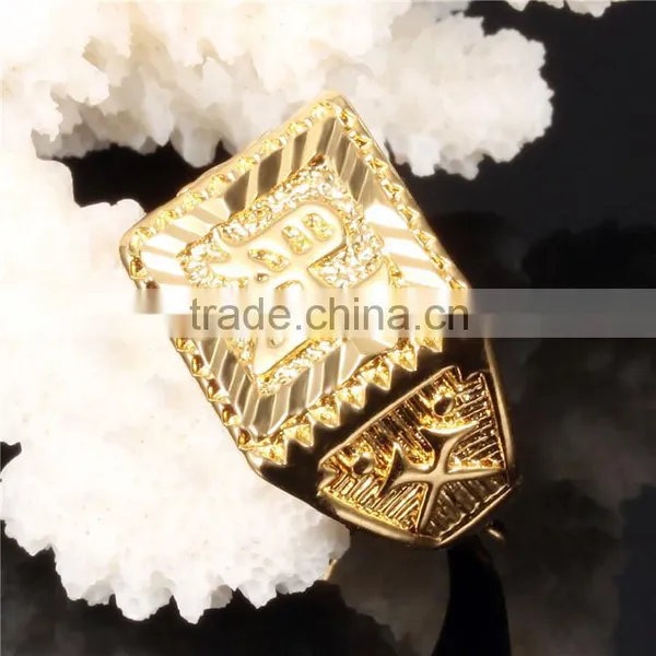 Copper Men Style Plated Jewellery Fake Gold Ring 18k photo-4