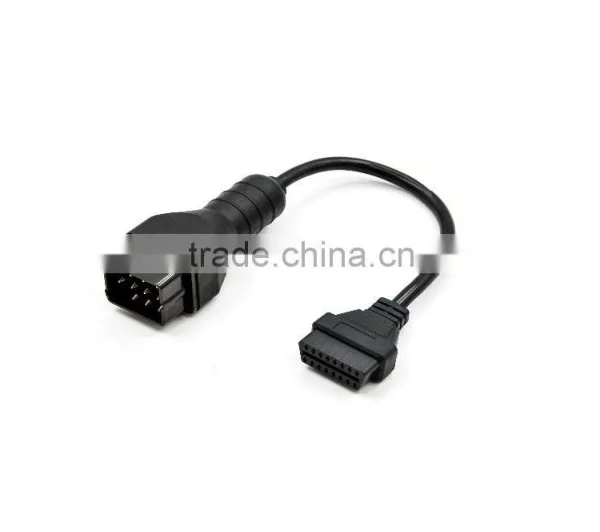 12 Pin OBD 2 Connector For Renault Adapter Car Accessories Diagnostic Extension OBD Cable 16 Pin photo-2