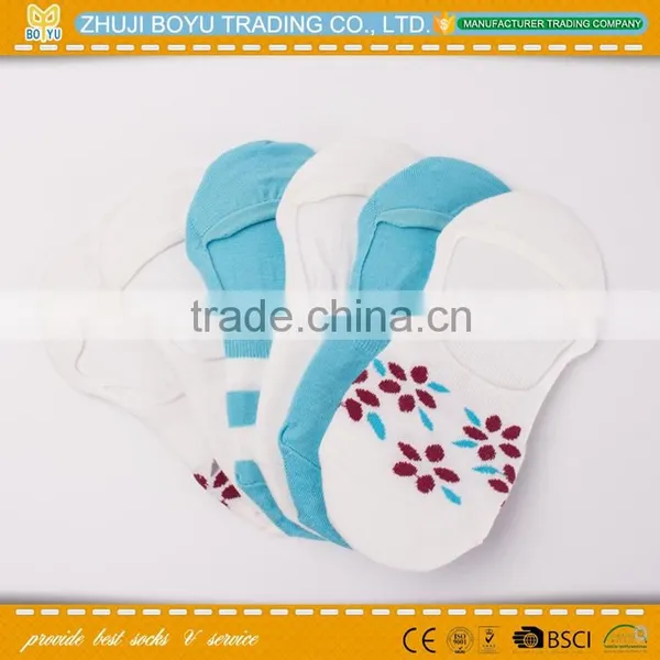 BY-161006 Cotton and Acrylic Lady Socks Girls' Lovely Low Cut Socks
