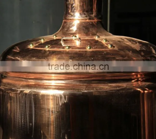 Red Copper Beer Brewing Kettle , Mash Tun , Whirlpool Tank for Sale photo-5