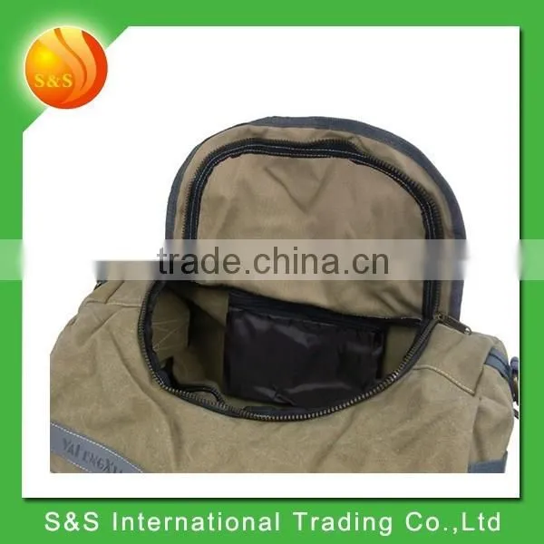 Fashion Style High Quality Durable Travel Sports Round Canvas Duffel Bag photo-2