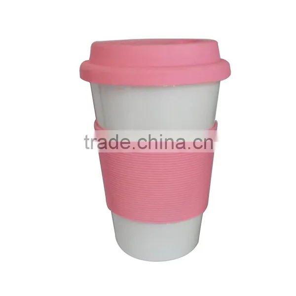 Promotional Gift Ceramic Coffee Mug With Silicone Lid Quality Choice photo-4