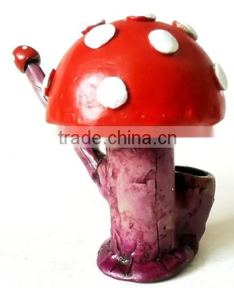 Figurine Shaped Hand Crafted Smoking Pipes - Short Mushroom photo-4