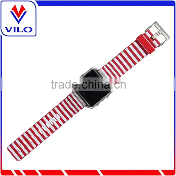 High Quality Replacement Adjustable Silicone Watch Band Rubber Wrist Strap for Fitbit Blaze Smart Watch photo-4