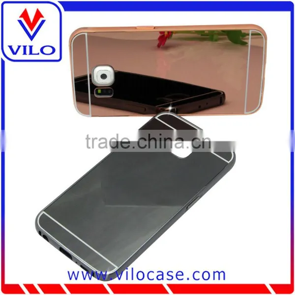 Hot Selling Aluminum Frame Bumper Case With Acylic Back Cover for Samsung S6 photo-2