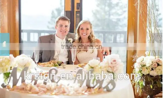 2016 New Design Stainless Steel Number Signs,table Decoration Letter for Wedding Reception photo-3