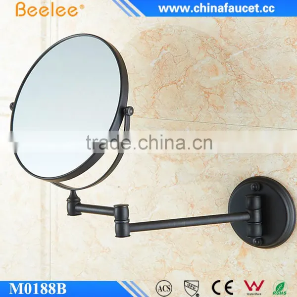 Fashionable Wall Mounted Mirror Black Retractable Compact Mirror photo-4