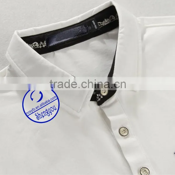 Custom Wholesale China100 Cotton Plain Mens Polo Shirts photo-6
