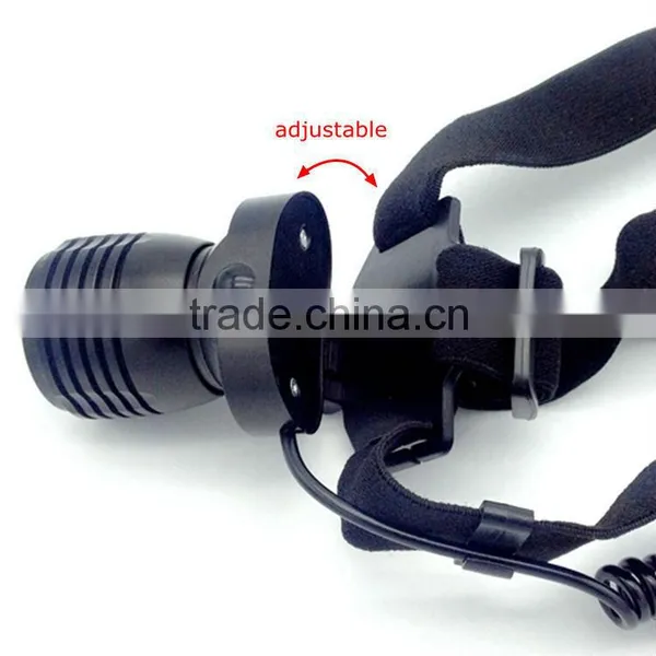 POPPAS T55 Xpe 3W 3 AAA Battery Operated Zoom Adjustable Ultra Bright Headlamp photo-4