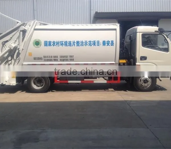Right Hand Drive 120hp Garbage Truck Dongfeng photo-2